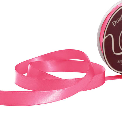 Ribbon Satin Deluxe Double Faced Deep Pink (15mmx30m)