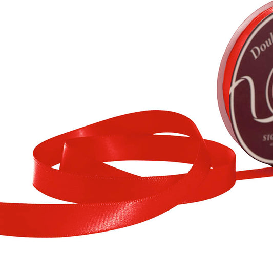 Ribbon Satin Deluxe Double Faced Red (15mmx30m)