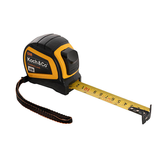 Koch & Co Tape Measure Heavy Duty 5M Control Lock