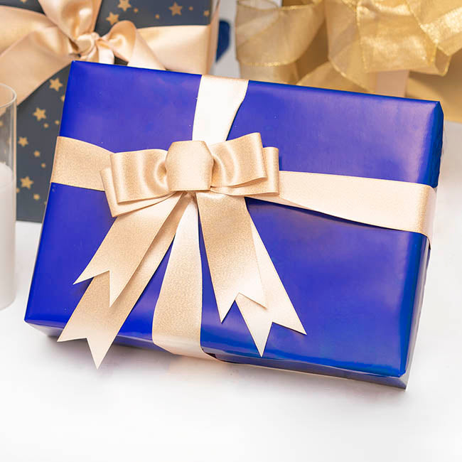 Ribbon Double Face Satin Shimmer Champagne (38mmx20m)