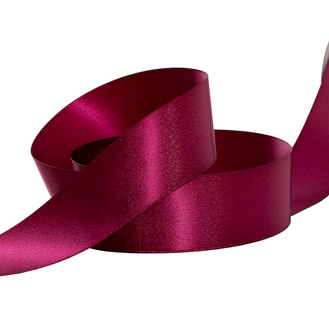 Ribbon Double Face Satin Shimmer Plum (38mmx20m)