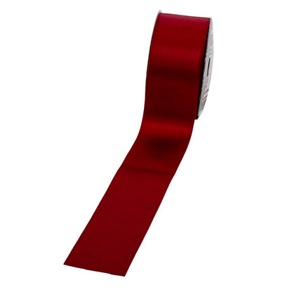 Ribbon Double Face Satin Shimmer Dark Red (50mmx20m)