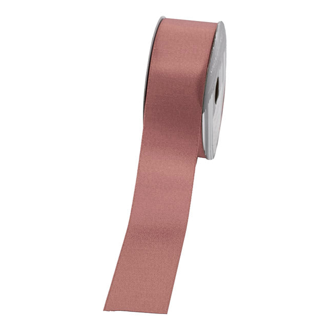 Ribbon Double Face Satin Shimmer Rose Gold (38mmx20m)
