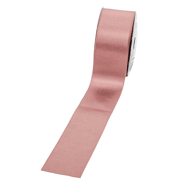 Ribbon Double Face Satin Shimmer Rose Gold (50mmx20m)