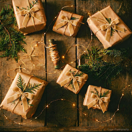 Pre-Made Bow Velvet Mini Natural Pack 6 (10Wx10cm)
