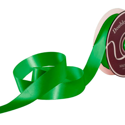 Ribbon Satin Deluxe Double Faced Emerald Green (25mmx30m)