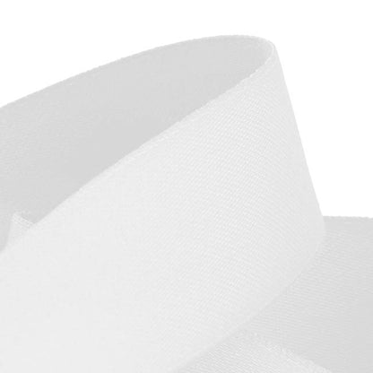 Cotton Ribbon Recycled rPET Material Warm White (25mmx25m)
