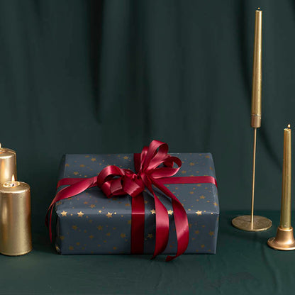 Ribbon Bio-Poly Blend Deluxe Satin Burgundy (25mmx25m)