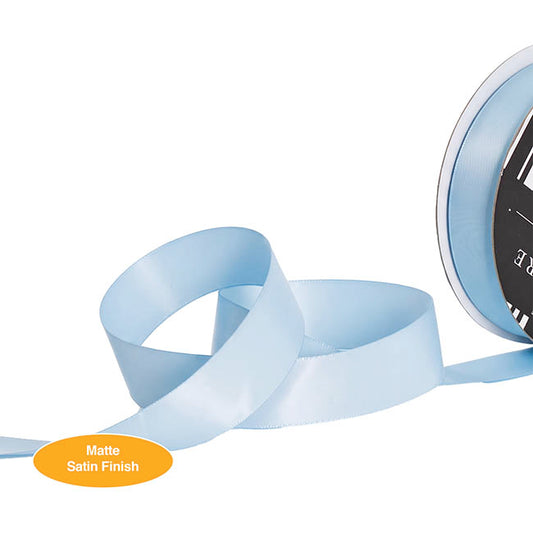 Ribbon Soft Touch Luxury Matte Satin Serene Blue(25mmx30m)