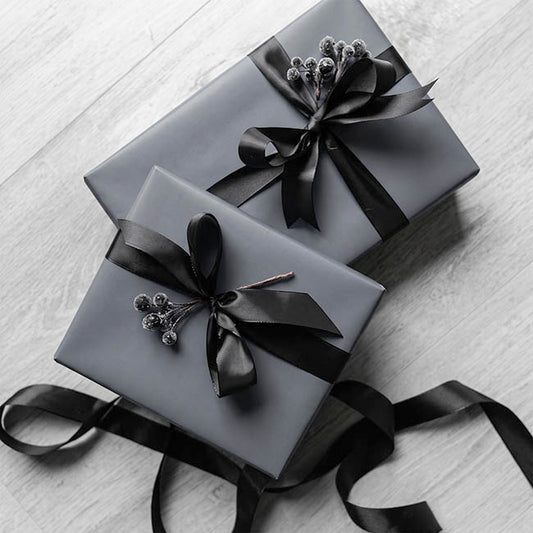 Ribbon Soft Touch Luxury Matte Satin Black (25mmx30m)