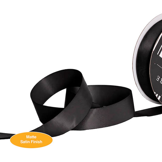 Ribbon Soft Touch Luxury Matte Satin Black