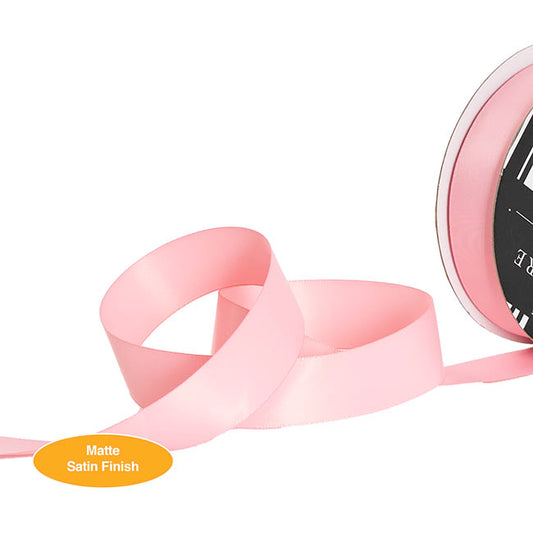 Ribbon Soft Touch Luxury Matte Satin Petal Pink
