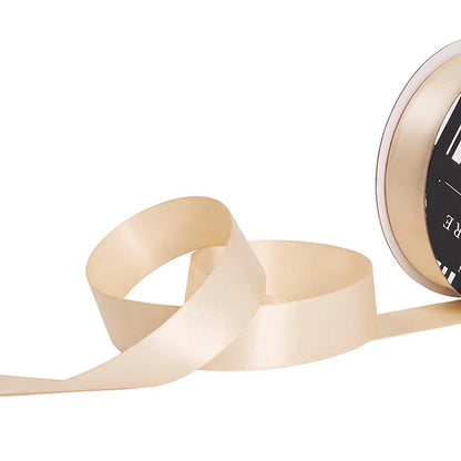 Ribbon Soft Touch Luxury Matte Satin Vanilla (25mmx30m)