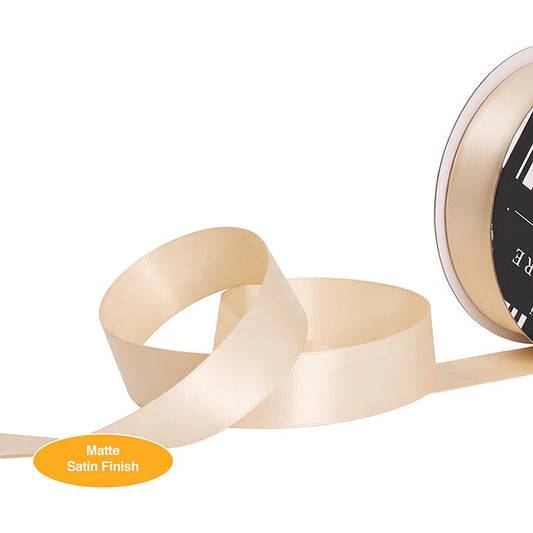 Ribbon Soft Touch Luxury Matte Satin Vanilla