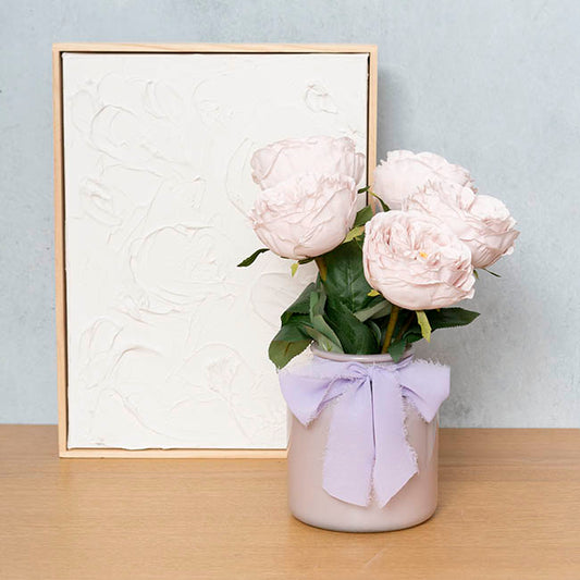 Ribbon Chiffon Frayed Edge Wood Spool Wisteria (48mmx20m)