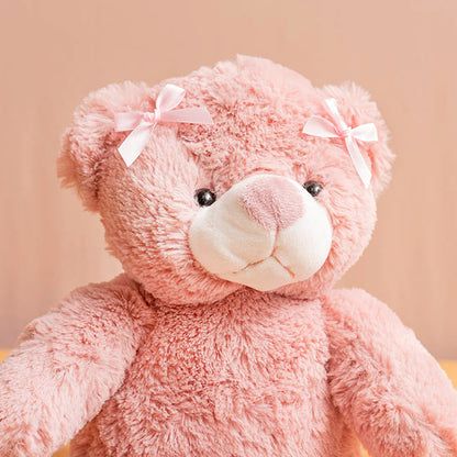 Pre-Made Ribbon Bow 10mm Satin Baby Pink Pack 24 (3.5cm)