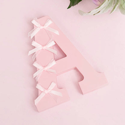 Pre-Made Ribbon Bow Organza Satin Baby Pink Pk24 (6mmx5cm)