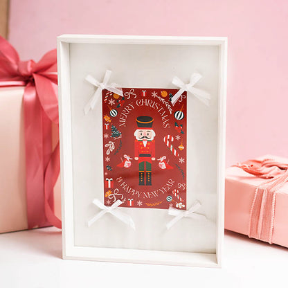 Pre-Made Ribbon Bow Organza Satin White Pack 24 (6mmx5cm)