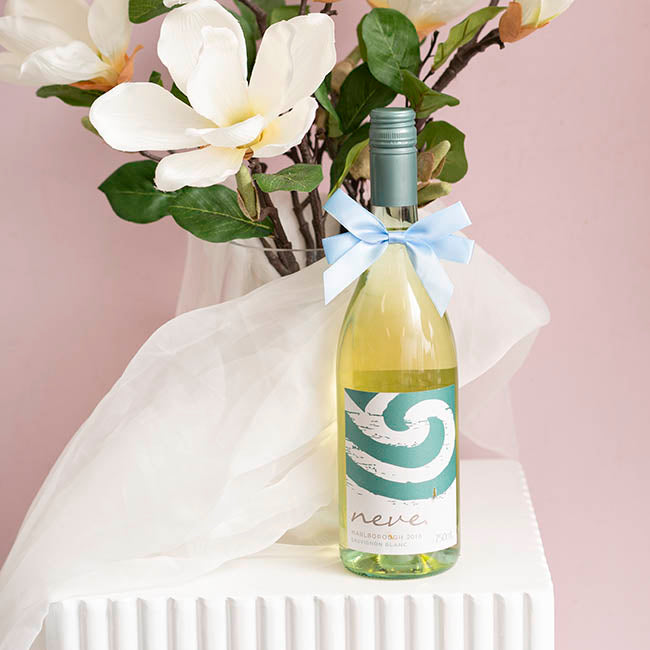 Pre-Made Bow Satin 15mm & Elastic Loop Pk6 Baby Blue(10*8cm)