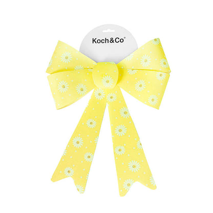 Pre-Made Bow Fabric Top Daisy Delight Lemon (28*37cm)