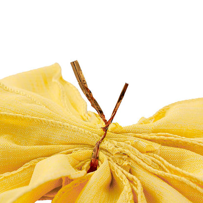 Pre-Made Bow Rustic Linen 6 Loops Lemoniscious (20x26cm)