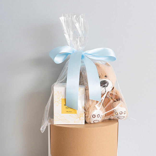 Ribbon Satin Deluxe Double Faced Baby Blue (38mmx25m)