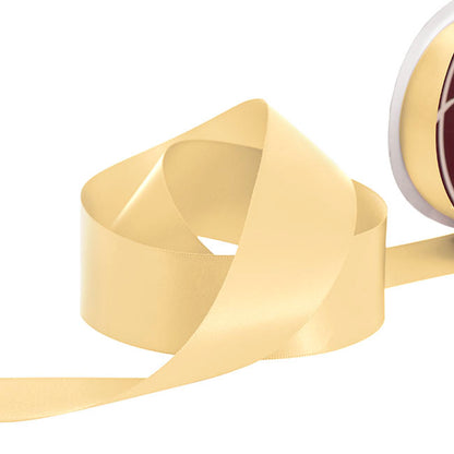 Ribbon Satin Deluxe Double Faced Butter Neutral (38mmx30m)