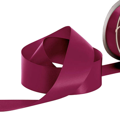 Ribbon Satin Deluxe Double Faced Burgundy (38mmx30m)