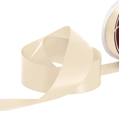 Ribbon Satin Deluxe Double Faced Ivory (38mmx30m)