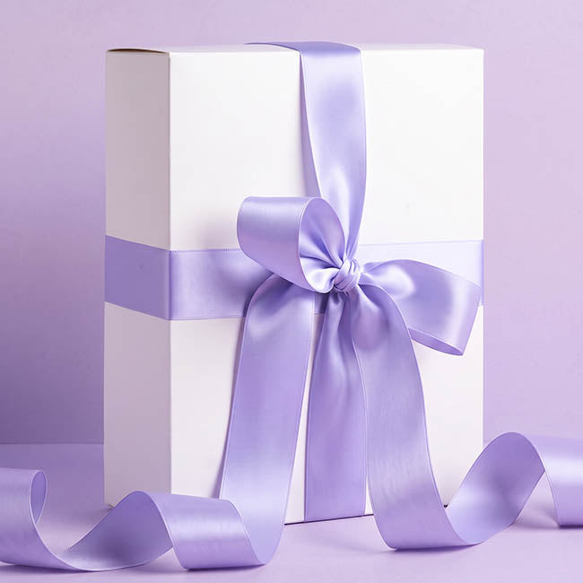 Ribbon Satin Deluxe Double Faced Lavender Orchid (38mmx30m)