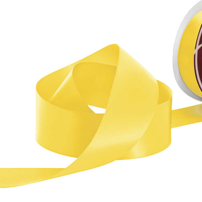 Ribbon Satin Deluxe Double Faced Lemon (38mmx30m)