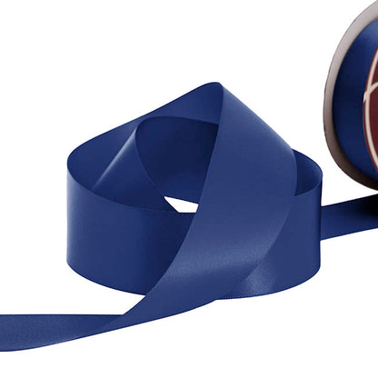 Ribbon Satin Deluxe Double Faced Navy (38mmx25m)