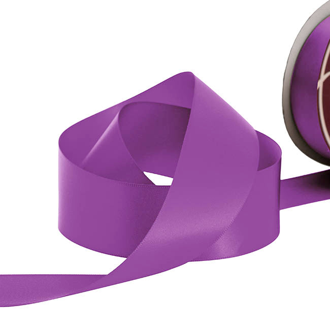 Ribbon Satin Deluxe Double Faced Purple (38mmx30m)