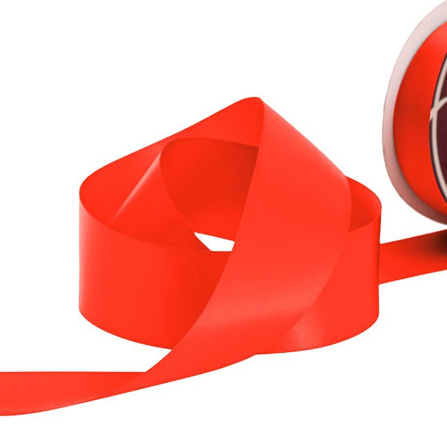 Ribbon Satin Deluxe Double Faced Red (38mmx30m)