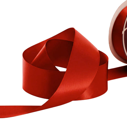 Ribbon Satin Deluxe Double Faced Red (38mmx30m)