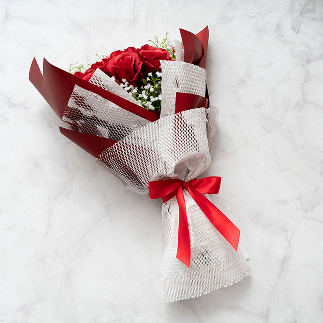 Ribbon Satin Deluxe Double Faced Rouge Red (38mmx25m)