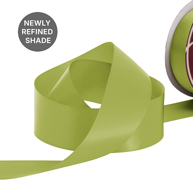 Ribbon Satin Deluxe Double Faced Sage (38mmx30m)