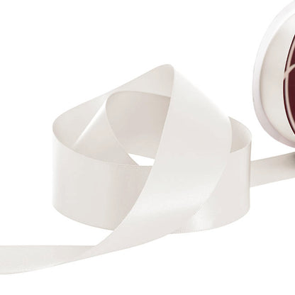 Ribbon Satin Deluxe Double Faced White (38mmx30m)