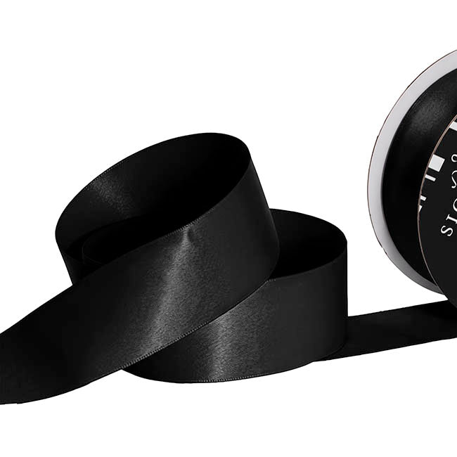 Ribbon Soft Touch Luxury Matte Satin Black (38mmx30m)