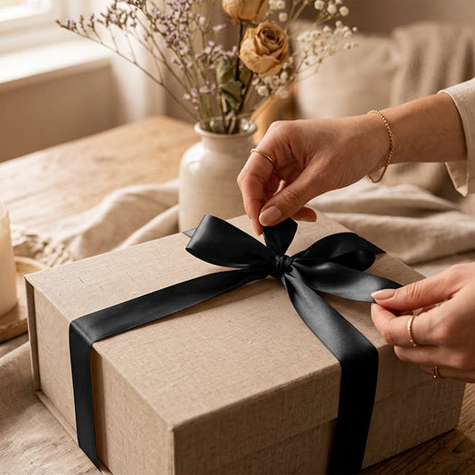 Ribbon Soft Touch Luxury Matte Satin Black (38mmx30m)