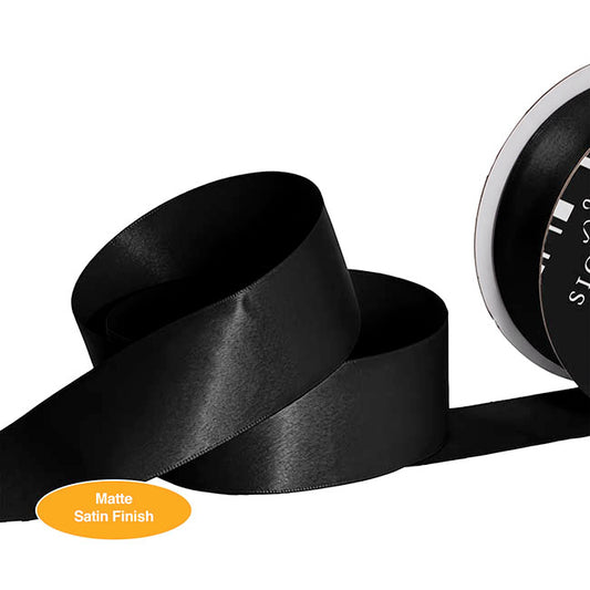 Ribbon Soft Touch Luxury Matte Satin Black