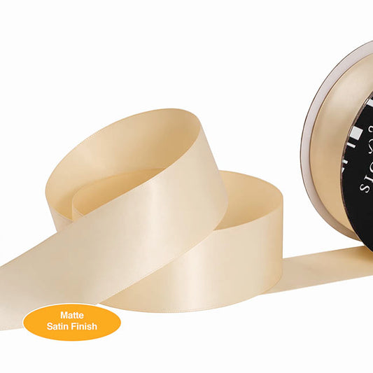 Ribbon Soft Touch Luxury Matte Satin Vanilla