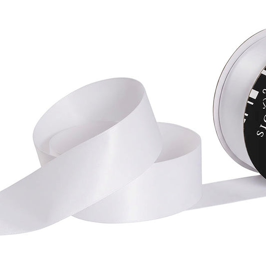 Ribbon Soft Touch Luxury Matte Satin White (38mmx30m)