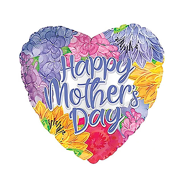 Foil Balloon 17"(42.5cm Dia) Happy Mother's Day Lavender