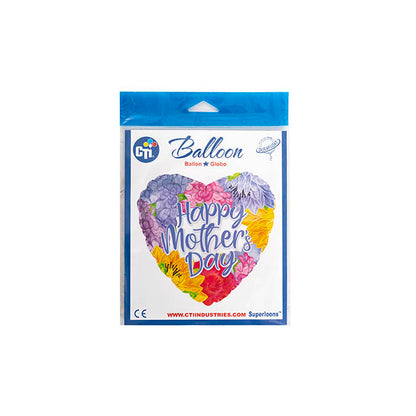 Foil Balloon 17"(42.5cm Dia) Happy Mother's Day Lavender