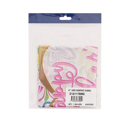 Foil Balloon 17"(42.5cm Dia) Happy Mother's Day Heart