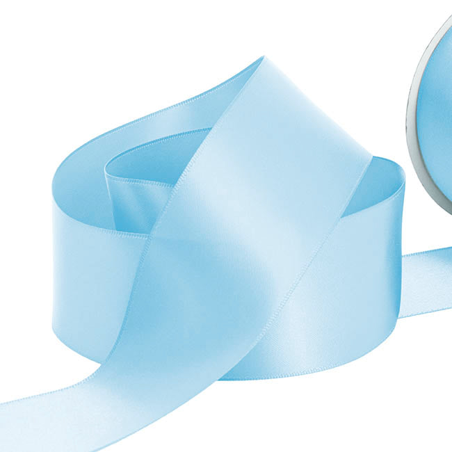Ribbon Satin Deluxe Double Faced Baby Blue (50mmx30m)