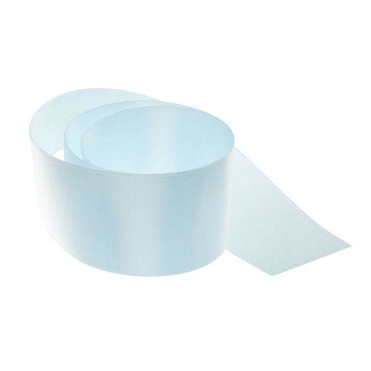 Ribbon Satin Deluxe Double Faced Baby Blue (50mmx30m)