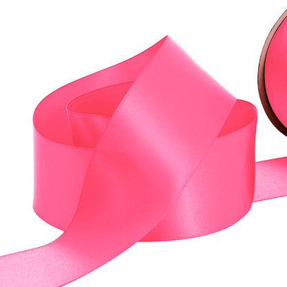 Ribbon Satin Deluxe Double Faced Deep Pink (50mmx30m)