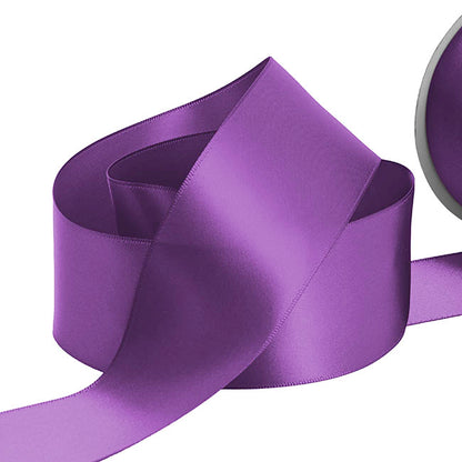 Ribbon Satin Deluxe Double Faced Purple (50mmx30m)